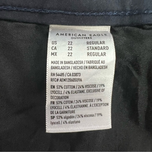 American Eagle Outfitters Women’s Hi-Rise Jegging Pants Sz 22 Dark Navy Blue - Picture 8 of 14